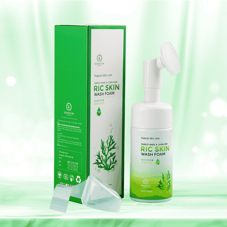 Tổng quan về sữa rửa mặt Ric Skin