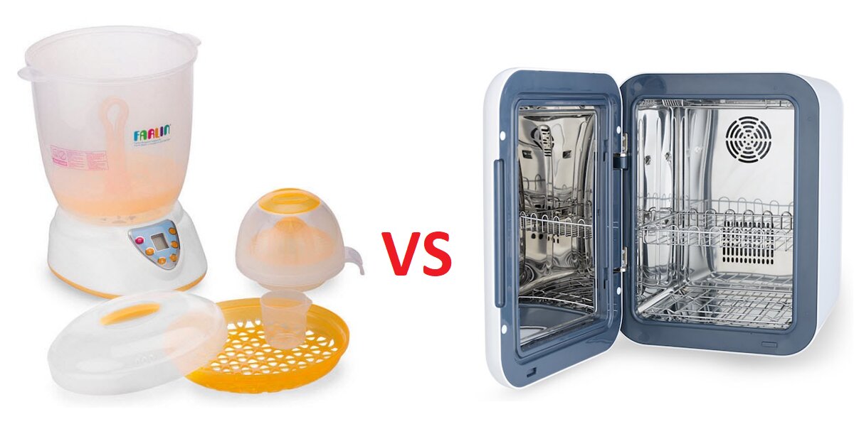 Nên chọn mua máy tiệt trùng bình sữa uv hay hơi nước thì tốt mà tiết kiệm thời gian?