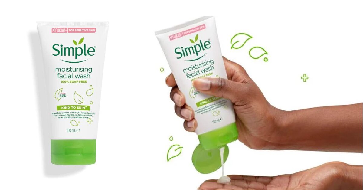 Review sữa rửa mặt Simple Moisturising Facial Wash có rốt không? Giá bao nhiêu?