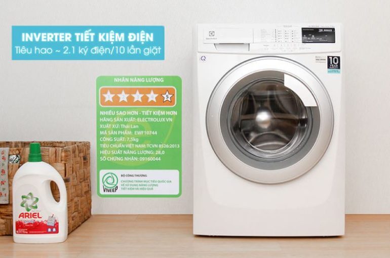 Máy giặt cửa ngang Electrolux EWF10744