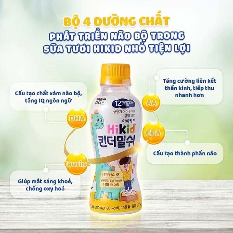 Sữa pha sẵn Hikid Hàn Quốc có tốt không? 