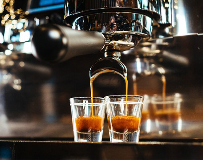 Máy pha Espresso xay cà phê nhỏ mịn 