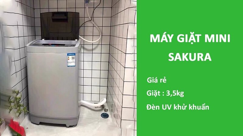 Ưu điểm máy giặt mini Sakura