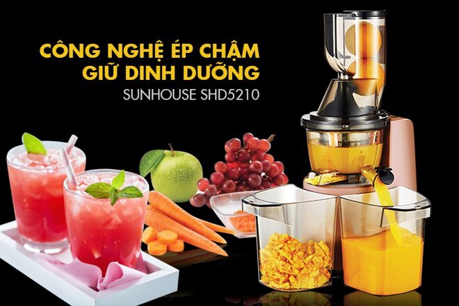 Công suất ép hiện đại giữ nguyên dưỡng chất thực phẩm