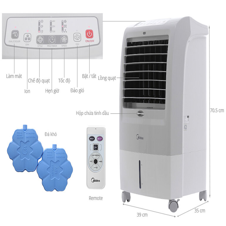 Quạt điều hòa Midea AC120-15F