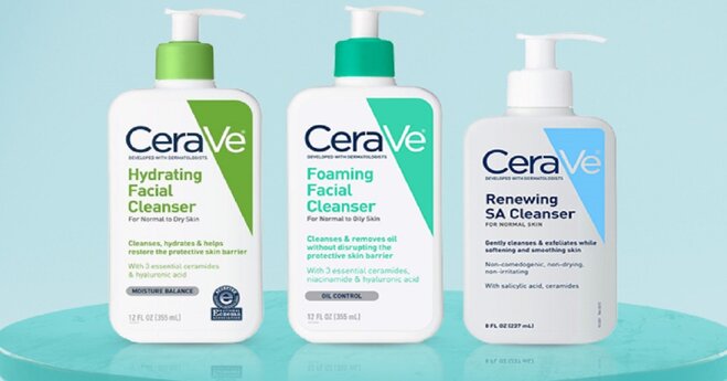 top 3 sữa rửa mặt Cerave được ưa chuộng nhất