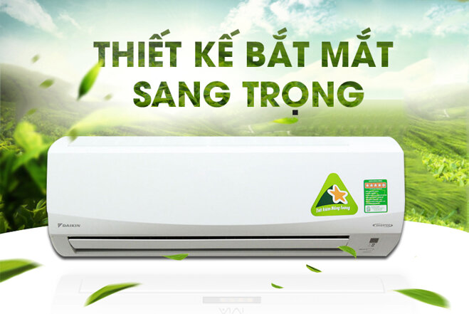 Máy lạnh Inverter Daikin có thiết kế sang trọng và đẹp