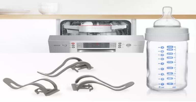 Kẹp đa năng để giữ độ chắc chắn của nắp đậy, cốc chén Phụ kiện máy rửa bát