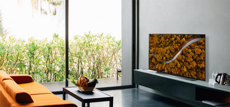 Chiếc tivi Oled LG 55CXPTA sở hữu đến hơn 100 triệu điểm ảnh giúp nó có thể tự chiếu sáng