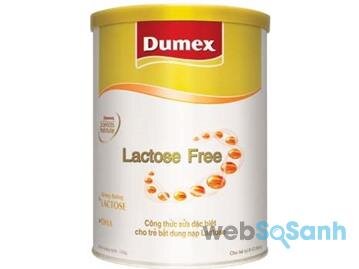 Sữa công thức cho bé không chứa lactose, sữa bột lactose free, bất dung nạp lactose