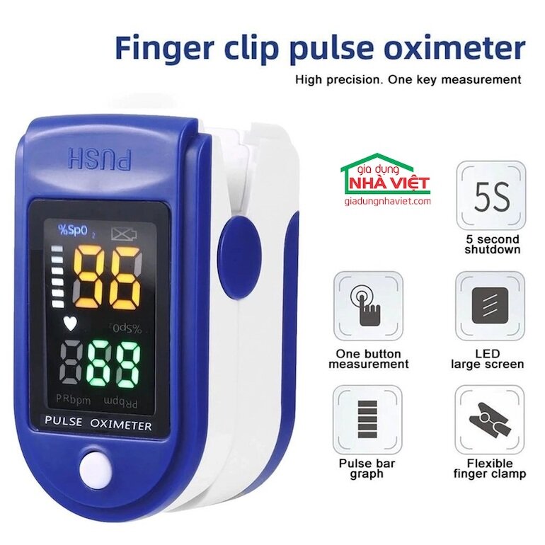 Đặc điểm của máy đo oxy máu Pulse Oximeter LK87