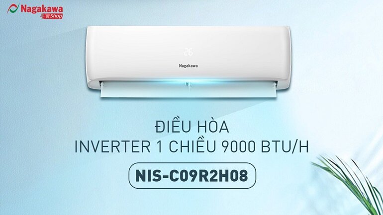 Điều hòa Nagakawa 1 chiều 9000BTU/H Inverter NIS-C09R2H08 