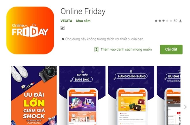 hướng dẫn tải app online friday cho android ios