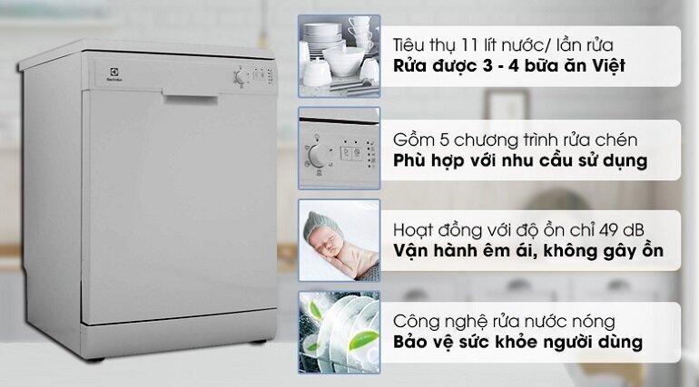 loi ich may rua bat electrolux esf5202lox