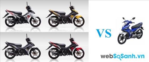 Không có sự khác biệt ngoài tem và màu xe giữa Yamaha Exciter GP và RC