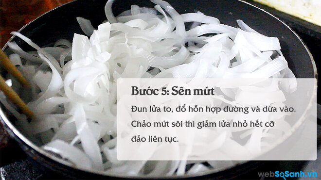 Sên mứt là bước quan trọng nhất