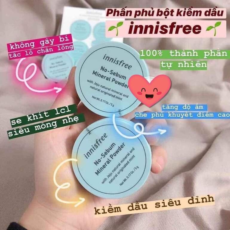 Ưu điểm của phấn phủ Innisfree