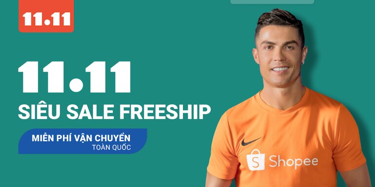 Shopee khuyến mãi 11/11 – Siêu sale Freeship
