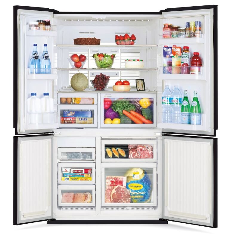 tủ lạnh mitsubishi inverter 580 lit mr-l72en-bgk