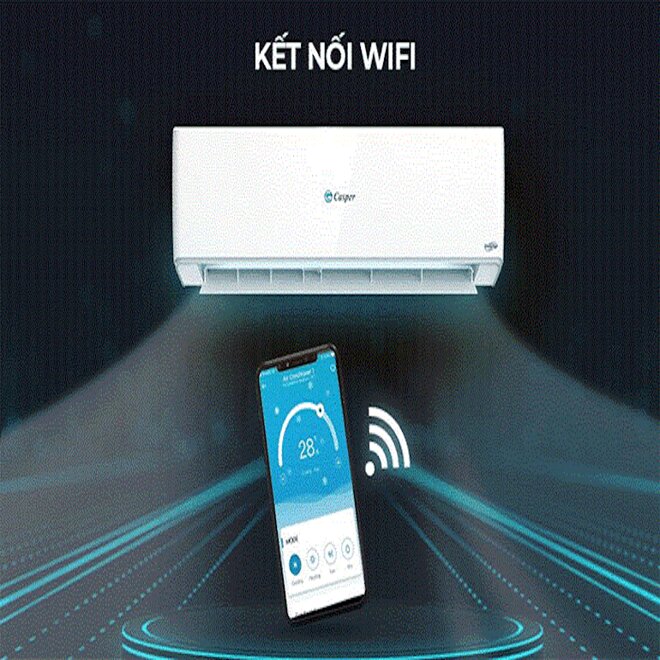 Điều hoà Casper Flagship lọc bụi mịn PM2.5 có thể điều khiển bằng Wifi