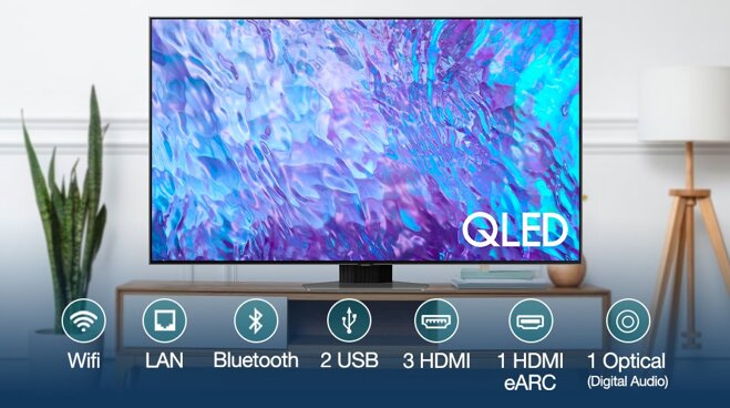 Smart tivi Samsung QLED 4K 55 inch QA55Q80C