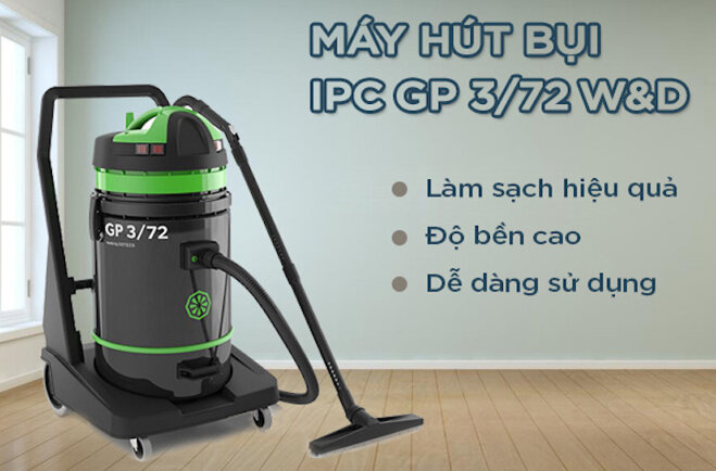 Máy hút bụi khô IPC GP 3/72 W&D