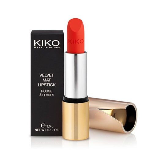 Son Kiko Smart Lipstick màu đỏ cam 