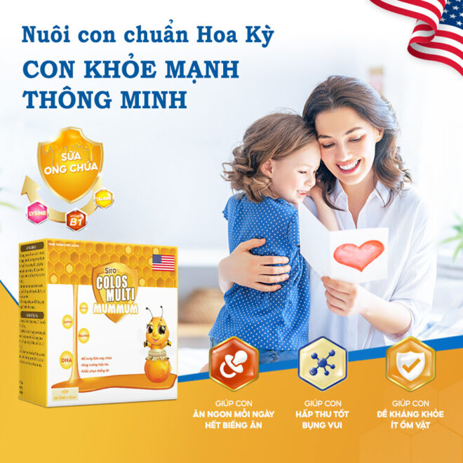 ColosMulti Mumum - hỗ trợ giúp trẻ ăn ngoan, tăng cường hấp thu