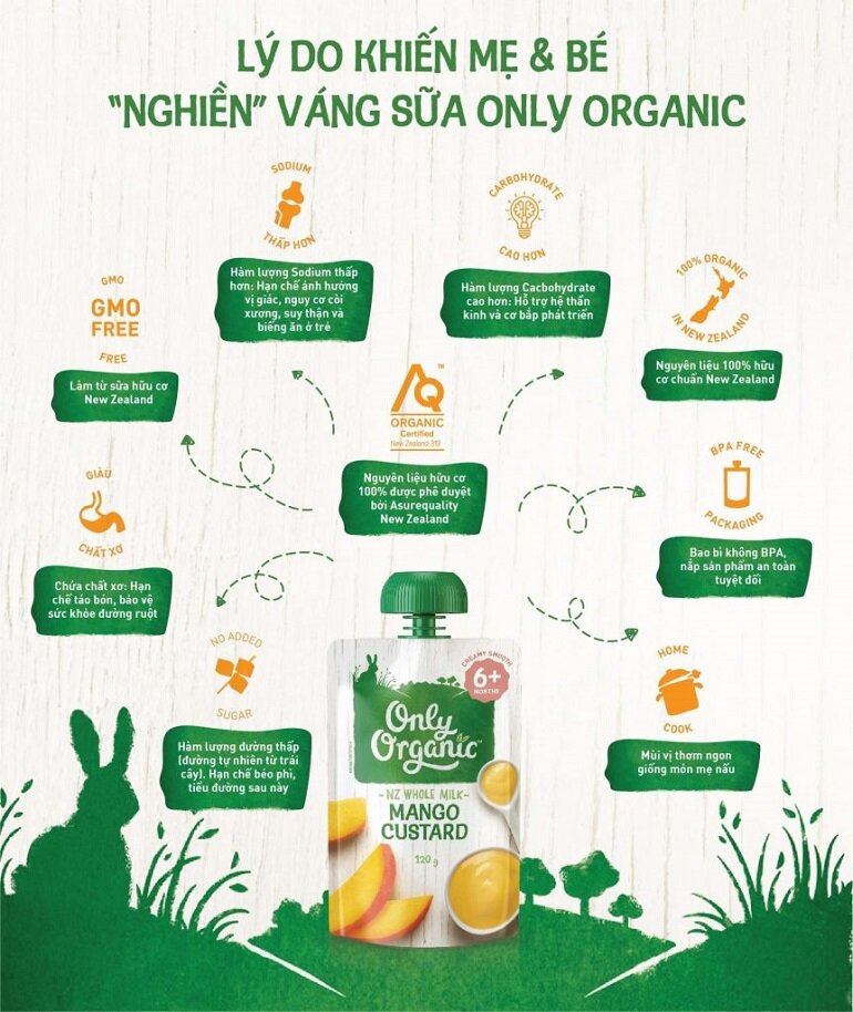 váng sữa Only Organic