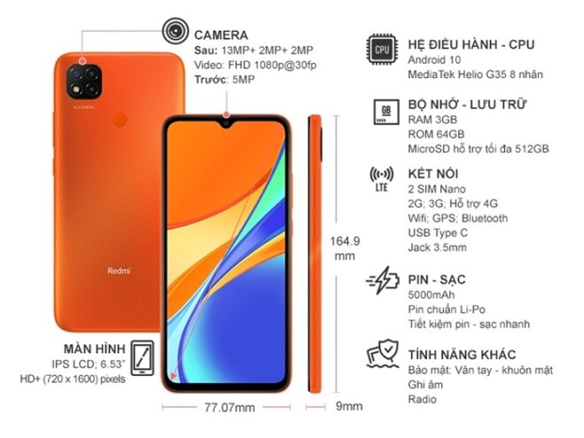 xiaomi redmi 9c