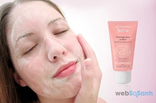 tẩy da chết dạng gel cho da nhạy cảm avene