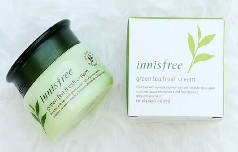 Kem dưỡng da Innisfree ban đêm - Innisfree Green Tea Fresh Cream