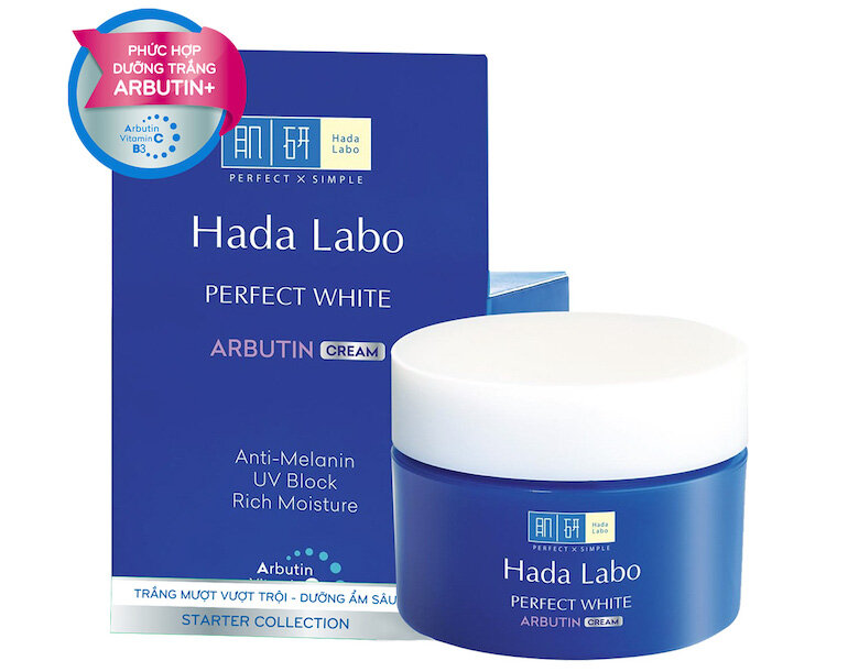 Kem dưỡng da của Nhật Hada Labo PERFECT WHITE Arbutin Cream