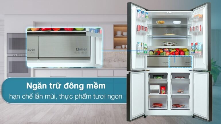 công nghệ đông mềm trên tủ lạnh Beko