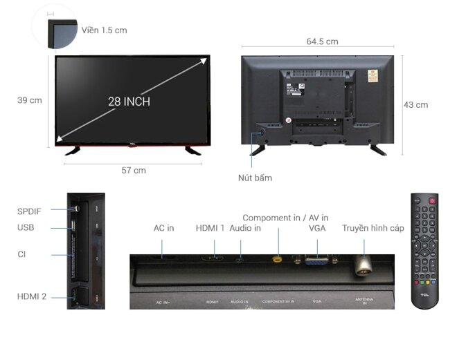 Tivi TCL giá rẻ 