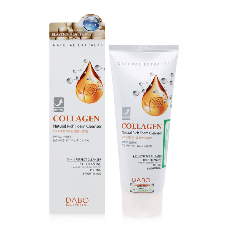 Sữa rửa mặt Dabo Collagen cao cấp 3 in 1