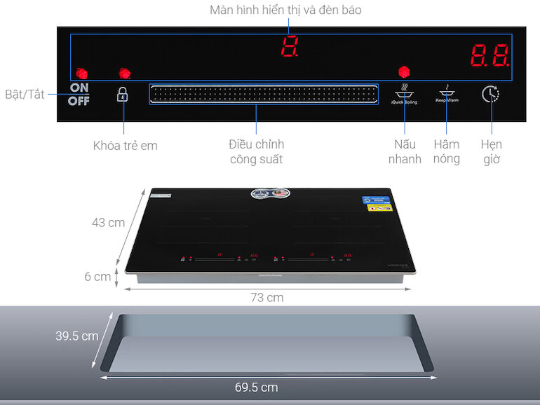 Bếp từ Kocher DI-669