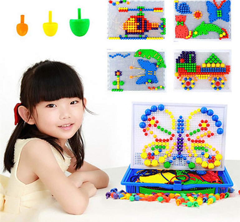 Bộ đồ chơi ghép hạt nhựa Creative Mosaic 