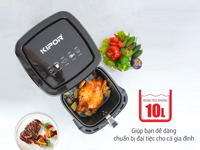 nồi chiên dầu Kipor 10 lít KP-AF310