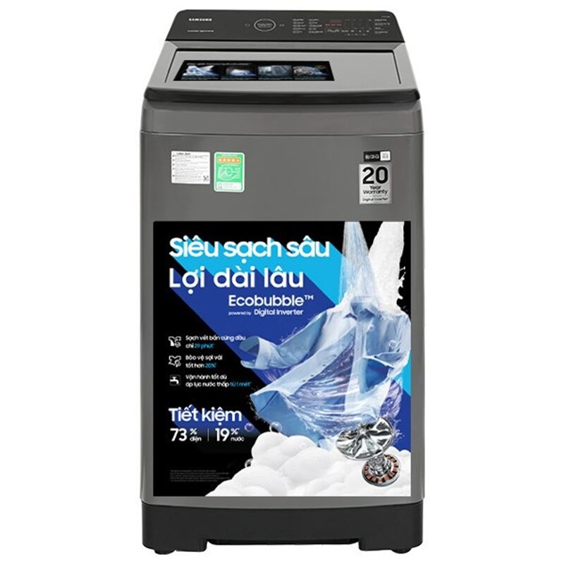 Top máy giặt Samsung cửa trên động cơ truyền trực tiếp