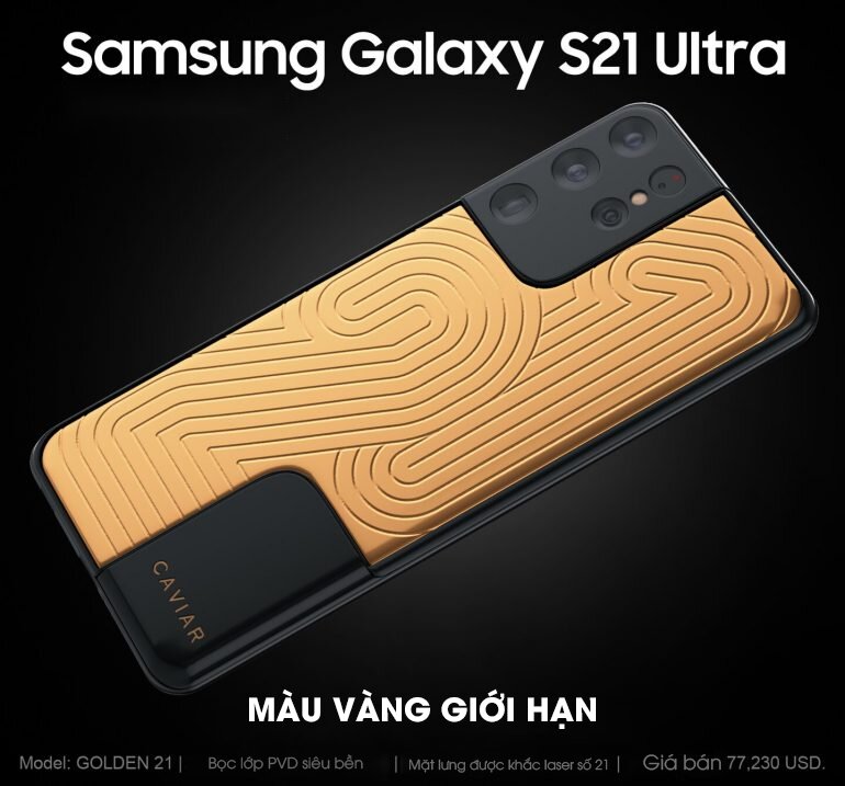 Samsung Galaxy S21 Ultra 5G phiên bản Golden 21