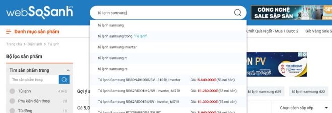 Giá tủ lạnh Samsung cao