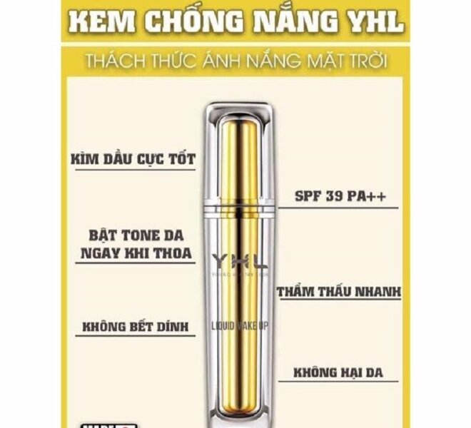 Kem chống nắng yhl của Nhật Bản