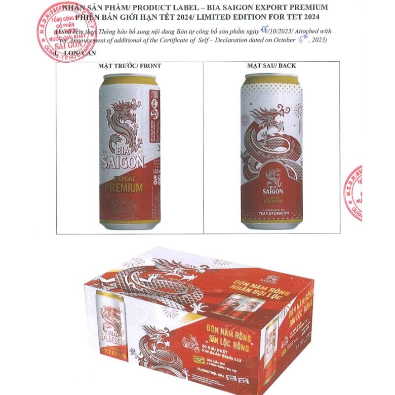 Chương trình khuyến mãi bia Sài Gòn trúng thưởng 2023 của Saigon Export Premium