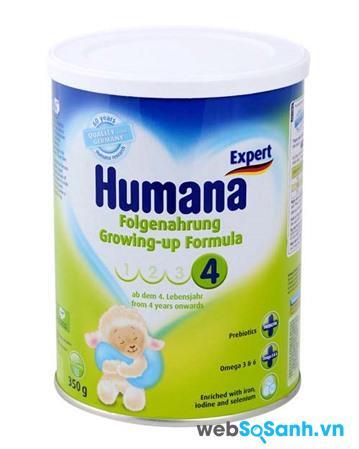 Giá sữa bột Humana cập nhật tháng 6