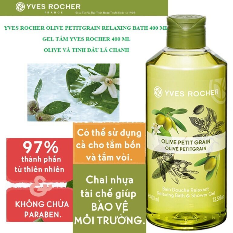 Yves Rocher Olive Petit Grain Relaxing Bath shower gel 400ml