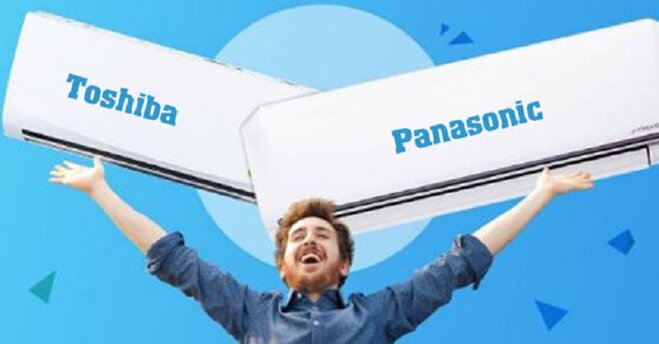 so sánh điều hòa Toshiba và Panasonic