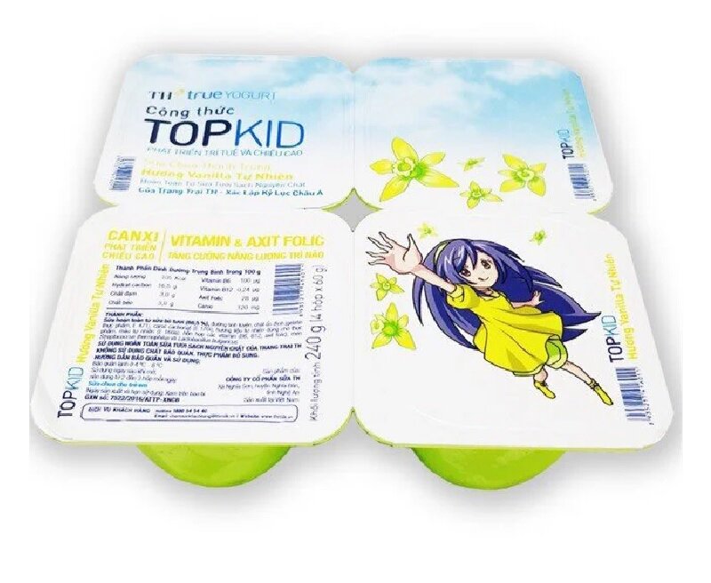 Tổng hợp các vị sữa chua TH TOP KID hiện nay, sữa chua TH TopKid có tốt không?