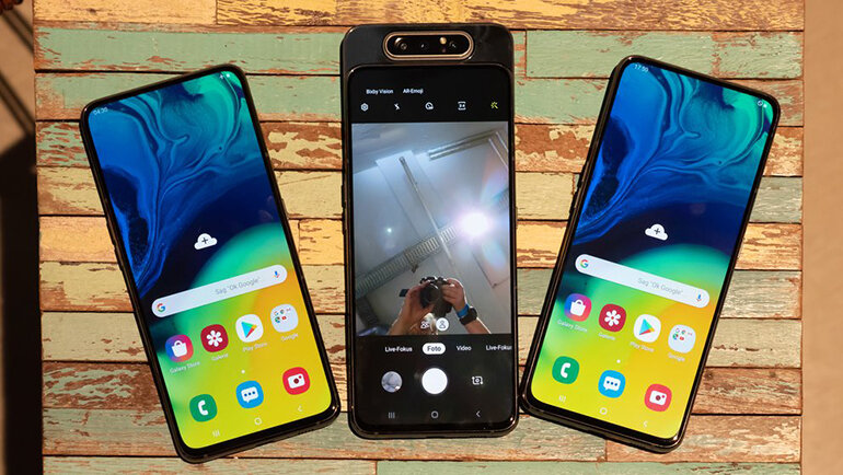 Samsung Galaxy A80 thời thượng và ấn tượng