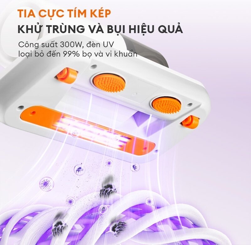 Máy hút bụi Gaabor VCD10M-WH02A đánh bay mọi bụi bẩn, vi khuẩn